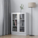 Vitrinekast 82,5X30,5X80 Cm Bewerkt Hout
