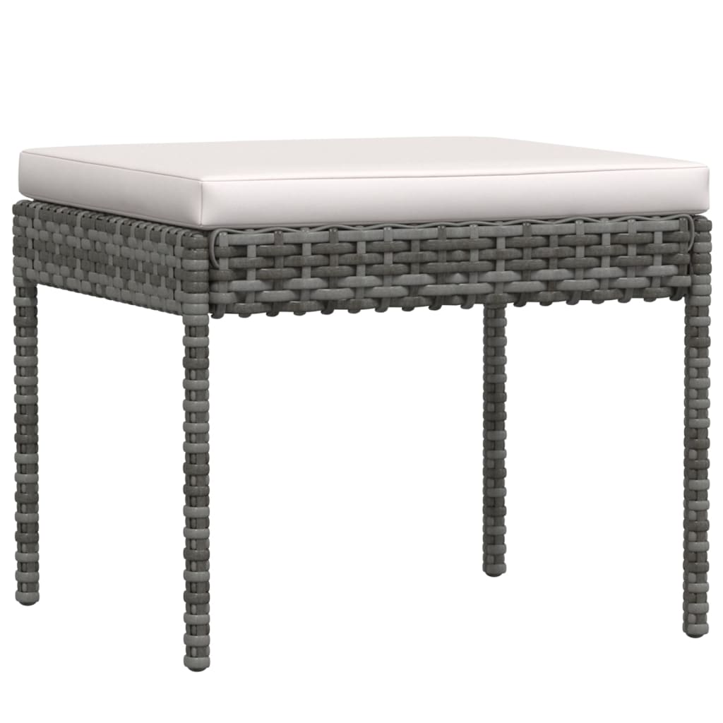 6-Delige Loungeset Met Kussens Poly Rattan