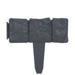 Gazonranden Steen-Look 10 M Kunststof