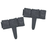 Gazonranden Steen-Look 10 M Kunststof