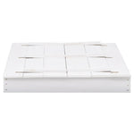 Zandbak 95X90X15 Cm Vurenhout Wit