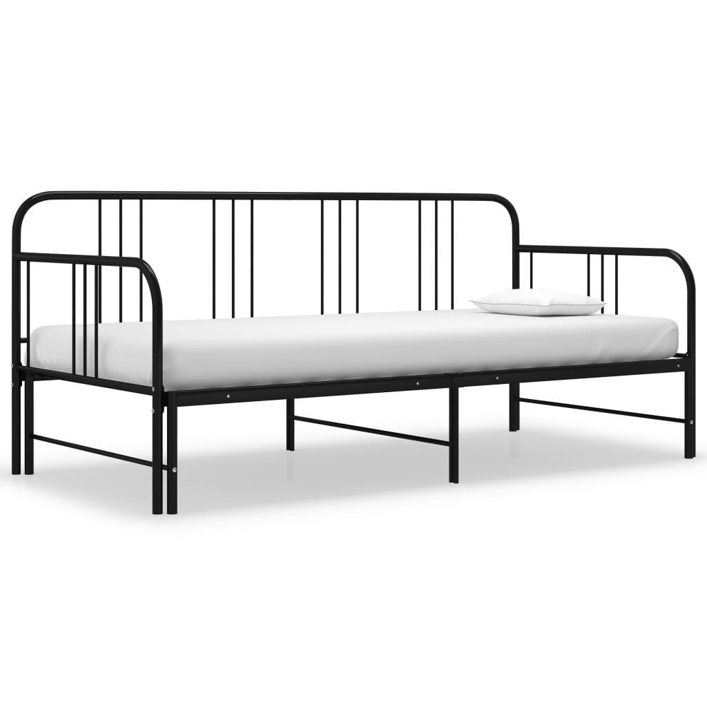Slaapbankframe Uittrekbaar Metaal 90X200 Cm