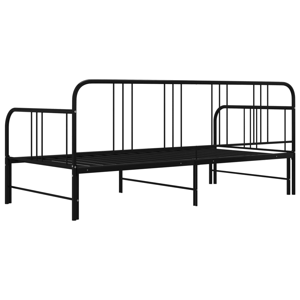Slaapbankframe Uittrekbaar Metaal 90X200 Cm