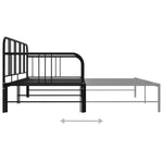 Slaapbankframe Uittrekbaar Metaal 90X200 Cm