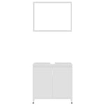 Badkamermeubelset Bewerkt Hout