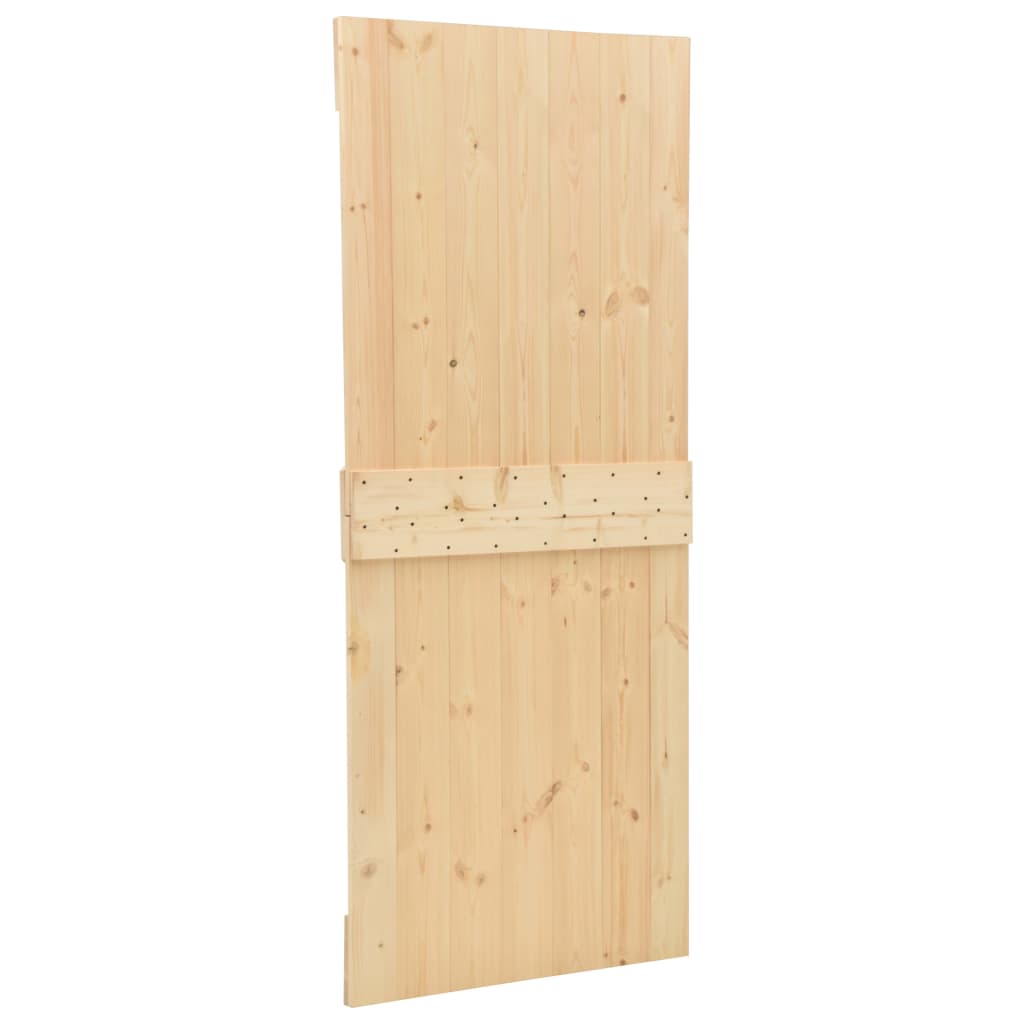 Schuifdeur Met Beslag Massief Grenenhout