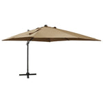Zweefparasol Met Paal En Led-Verlichting 300 Cm Kleurig