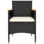 5-Delige Loungeset Poly Rattan