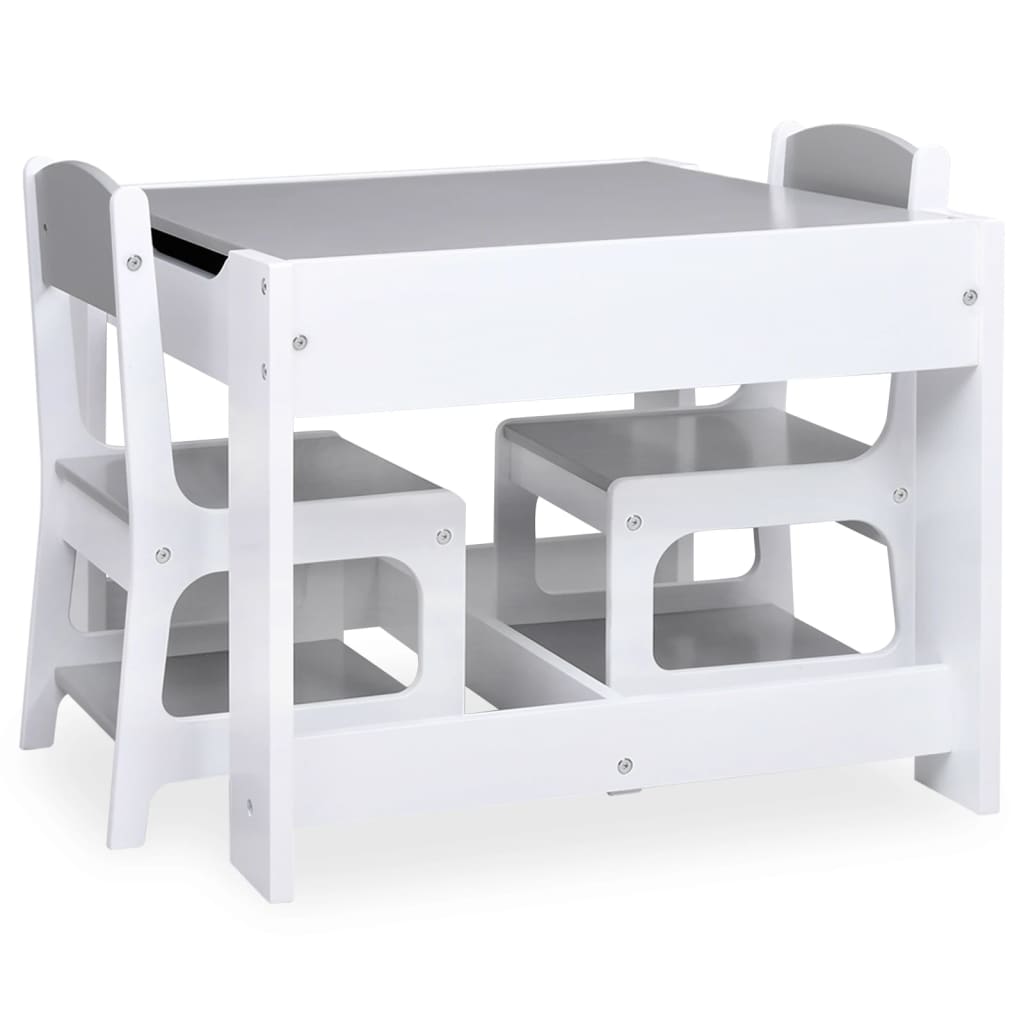 Kindertafel Met 2 Stoelen Mdf
