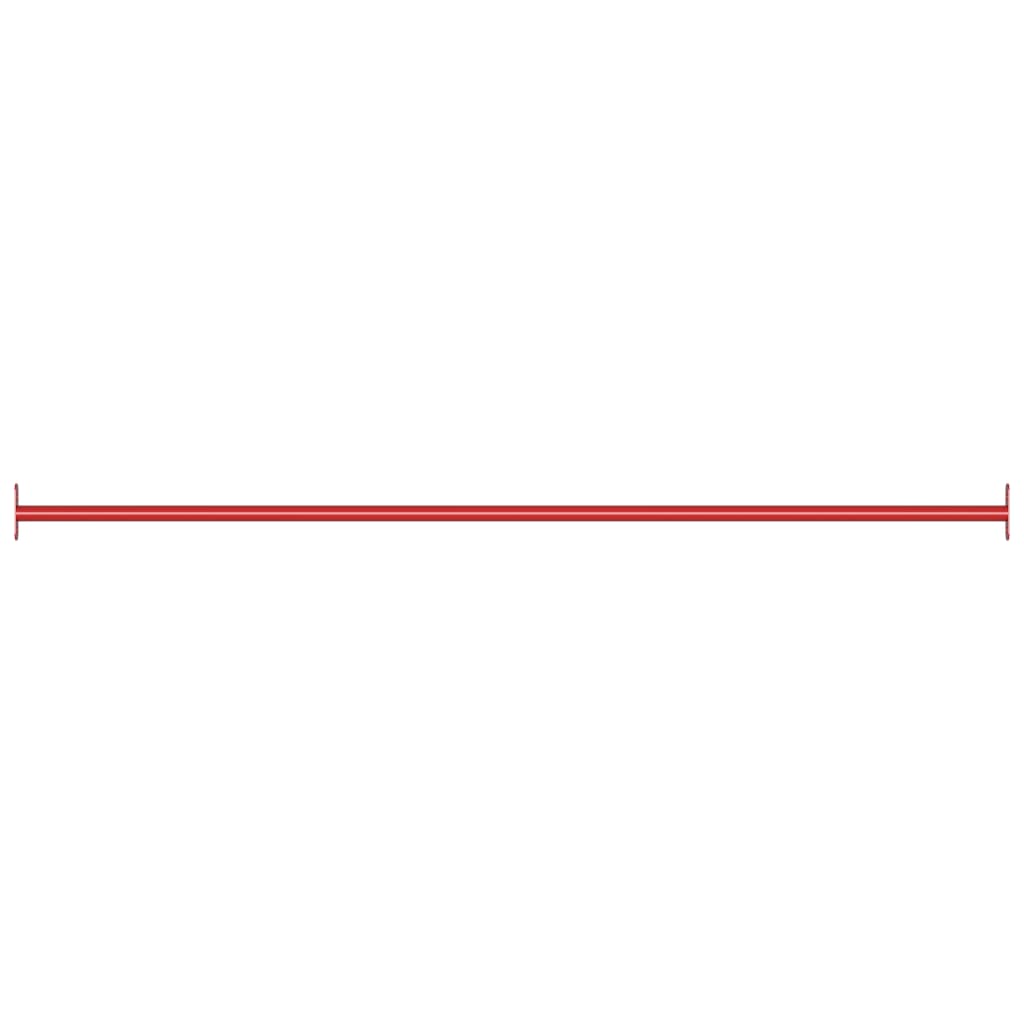 Rekstok 25 Cm Staal Rood