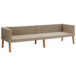 4-Delige Loungeset Met Kussens Poly Rattan