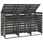 Containerberging Dubbel 140X75X121 Cm Geverfd Grenenhout