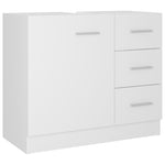 Wastafelkast 63X30X54 Cm Bewerkt Hout