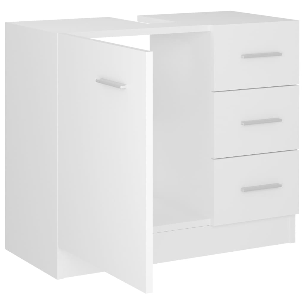 Wastafelkast 63X30X54 Cm Bewerkt Hout