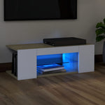 Tv-Meubel Met Led-Verlichting 90X39X30 Cm