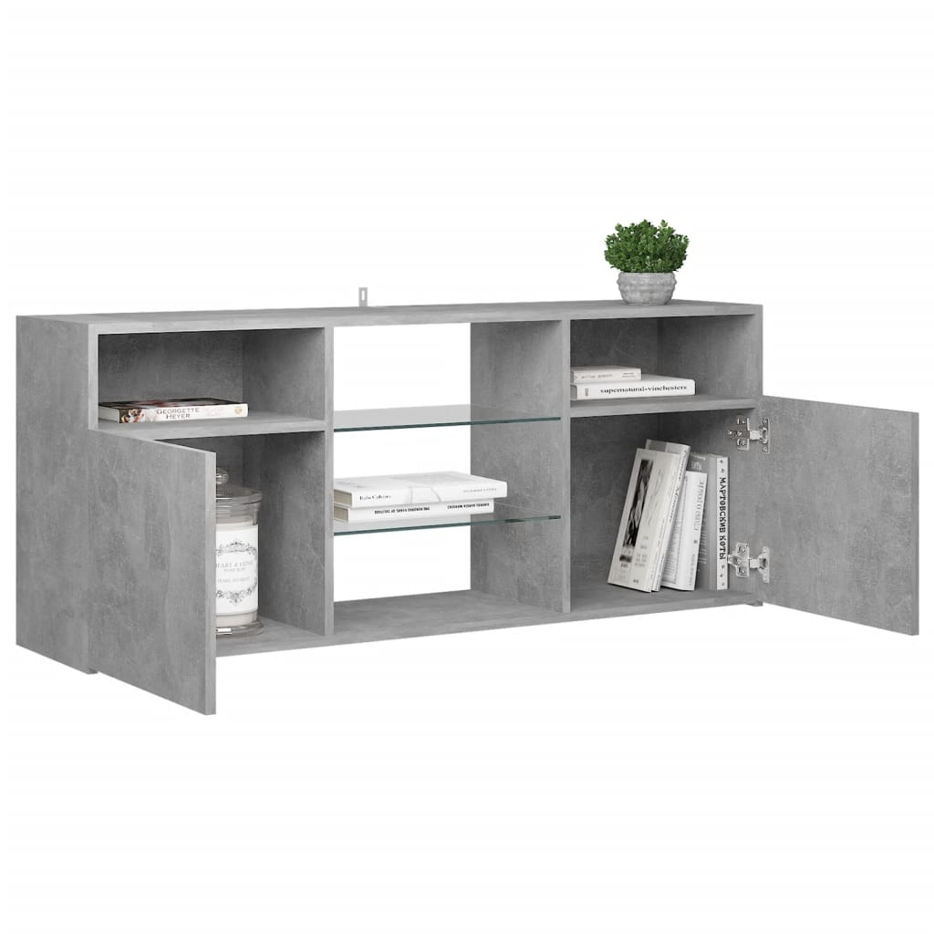 Tv-Meubel Met Led-Verlichting 120X30X50 Cm
