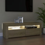 Tv-Meubel Met Led-Verlichting 120X35X40 Cm Kleurig