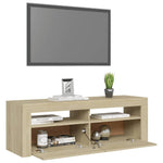 Tv-Meubel Met Led-Verlichting 120X35X40 Cm Kleurig