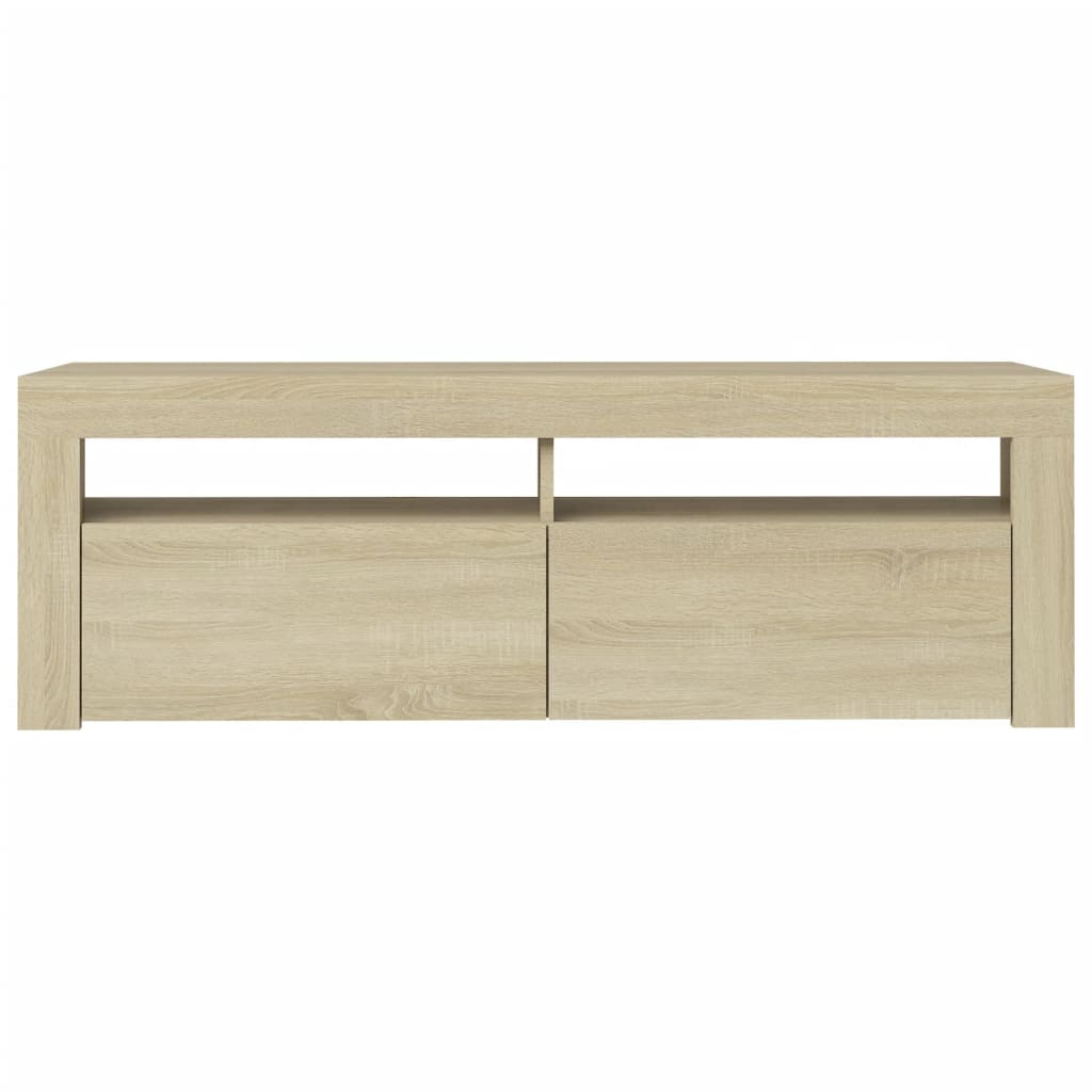 Tv-Meubel Met Led-Verlichting 120X35X40 Cm Kleurig