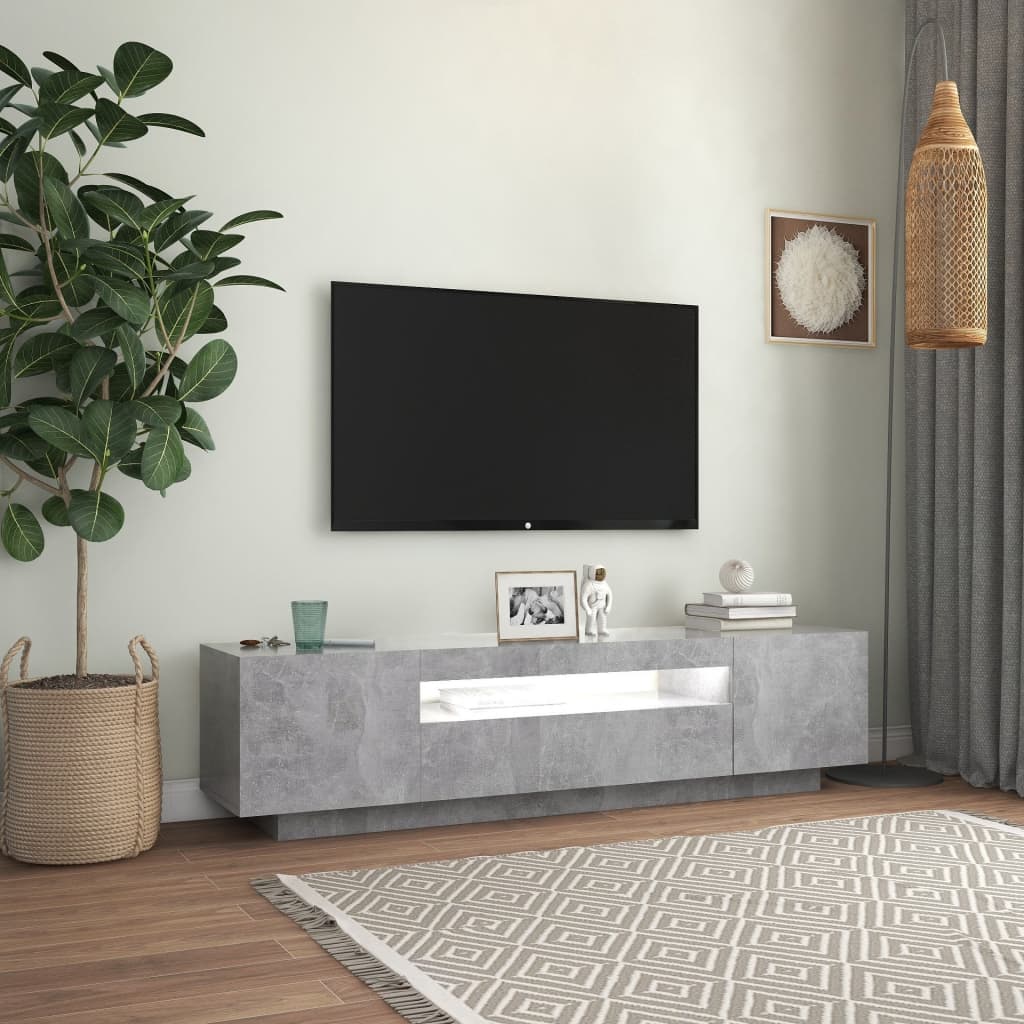 Tv-Meubel Met Led-Verlichting 160X35X40 Cm