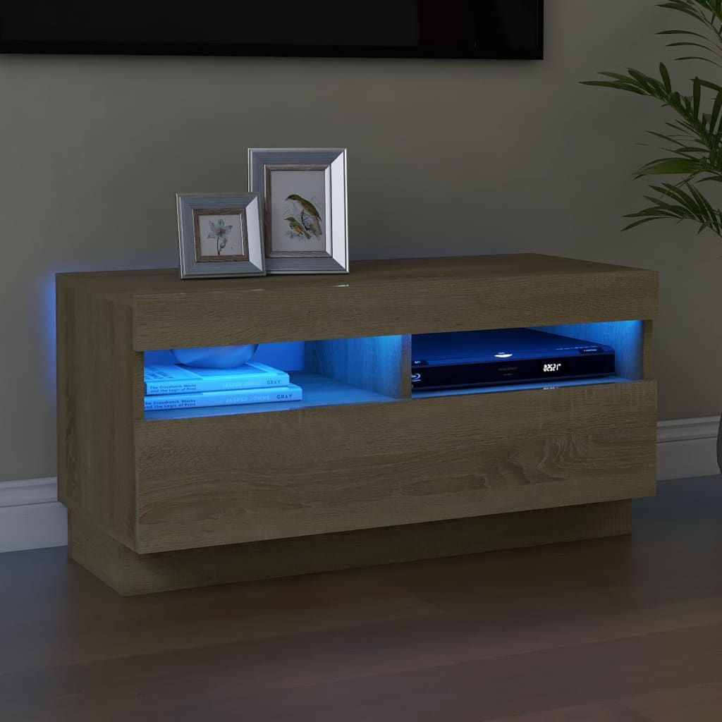 Tv-Meubel Met Led-Verlichting Kleurig
