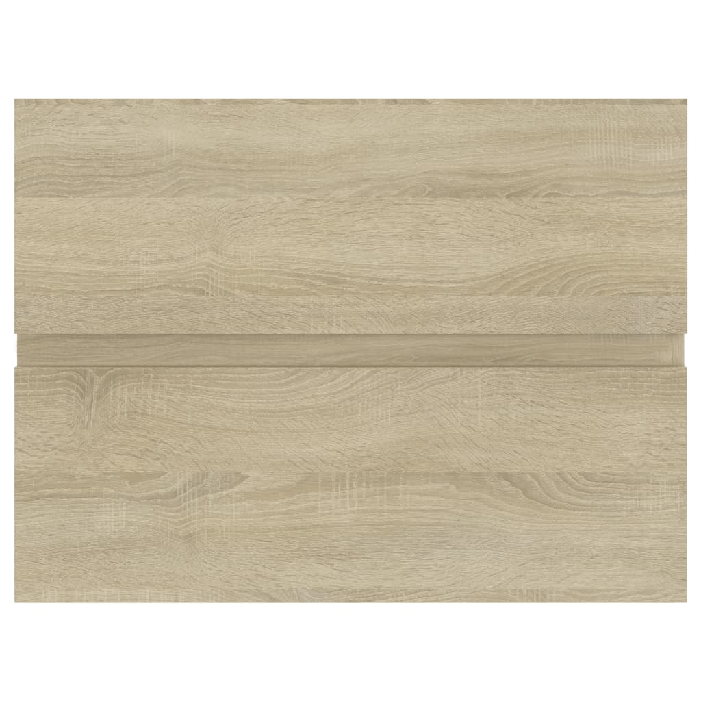 Wastafelkast 60X38,5X45 Cm Bewerkt Hout Sonoma Eikenkleurig