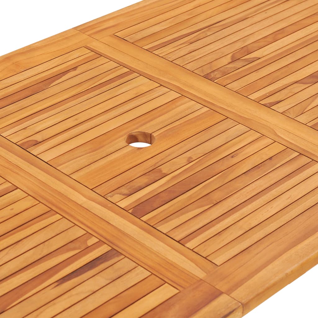 7-Delige Tuinset Inklapbaar Massief Teakhout 160 X 80 X 75 Cm