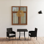 3-Delige Tuinset Poly Rattan