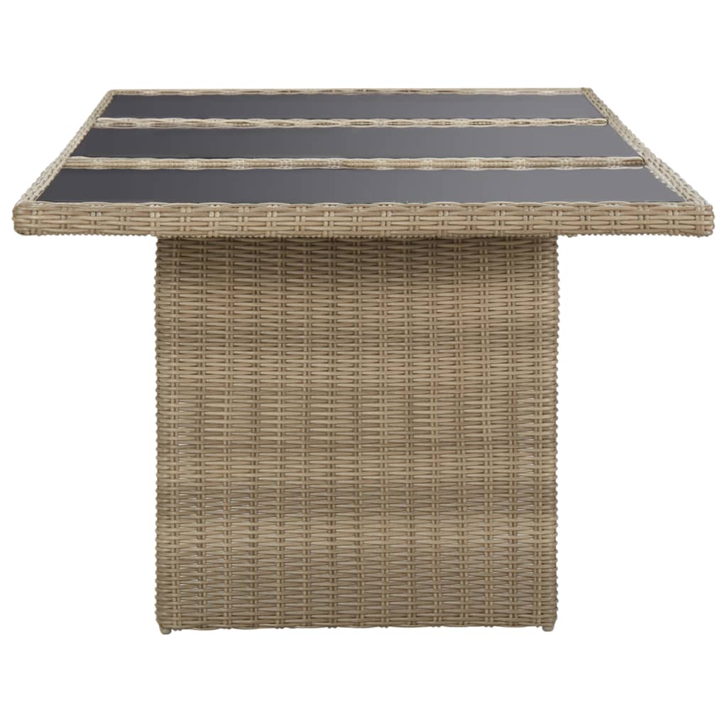 -Delige Tuinset Poly Rattan