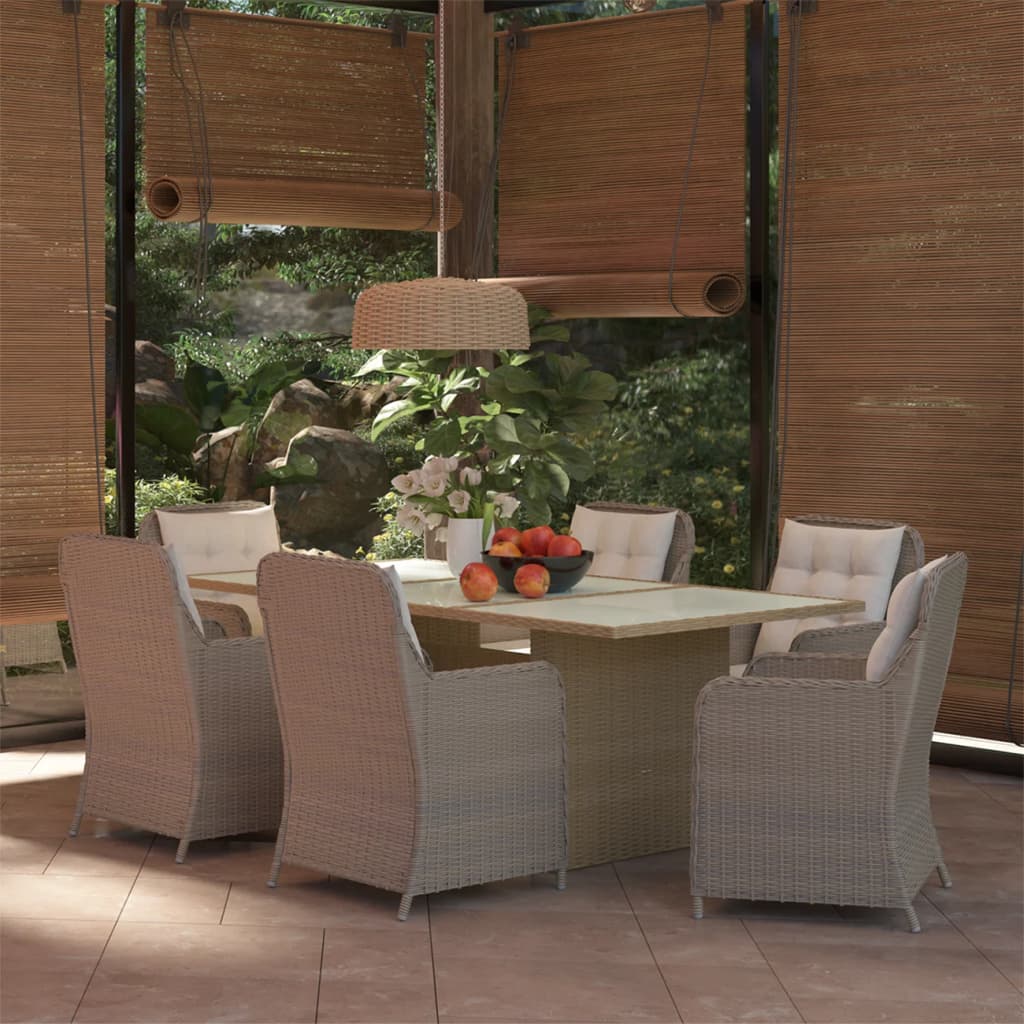 -Delige Tuinset Poly Rattan