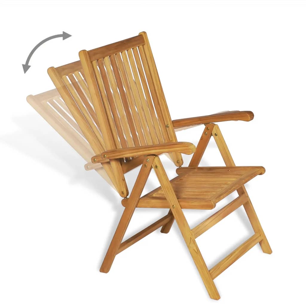 -Delige Tuinset Massief Teakhout