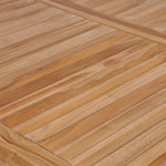 7-Delige Tuinset Massief Teakhout