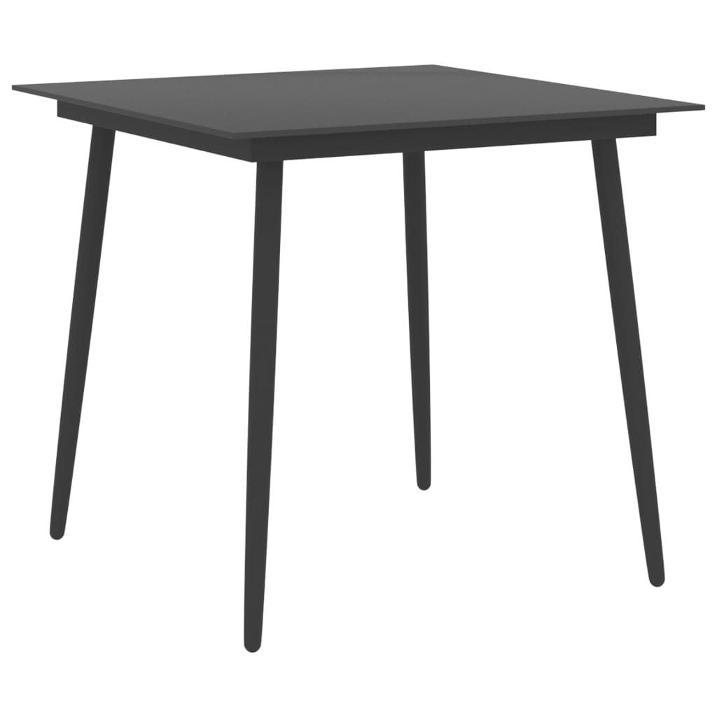 3-Delige Tuinset Zwart