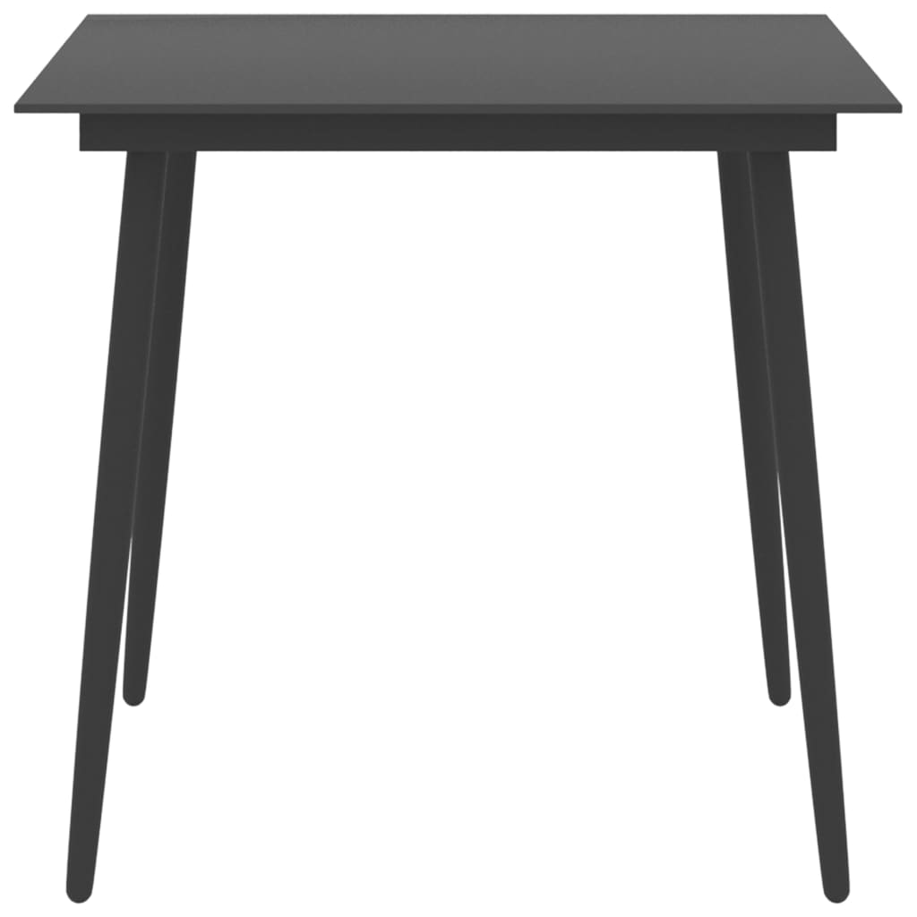 3-Delige Tuinset Zwart