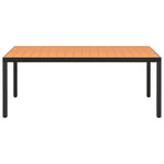 7-Delige Tuinset Zwart En Bruin