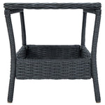 -Delige Loungeset Met Kussens Poly Rattan