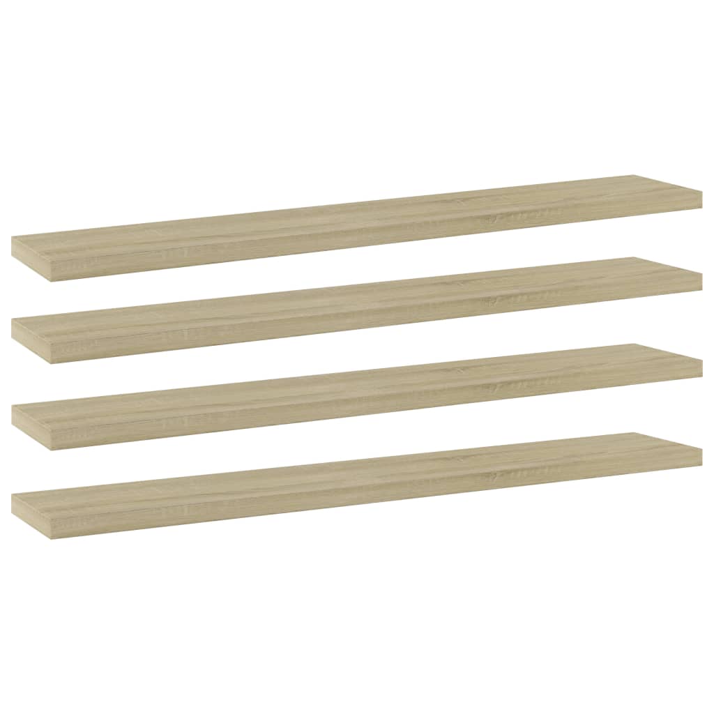 Wandschappen 40X20X1,5 Cm Bewerkt Hout Kleurig Sonoma Eiken