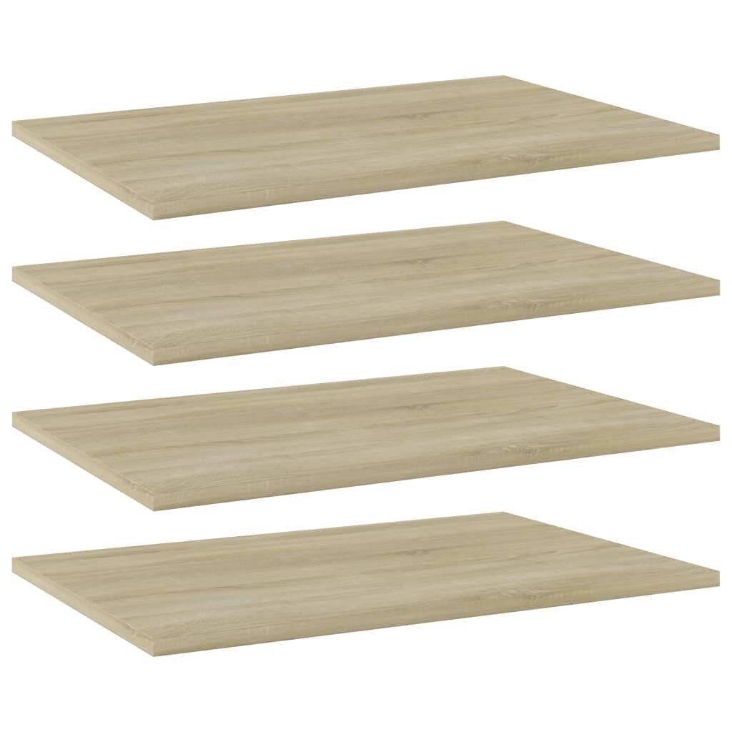 Wandschappen 40X20X1,5 Cm Bewerkt Hout Kleurig Sonoma Eiken