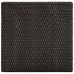 3-Delige Tuinbarset Met Armleuningen Poly Rattan Bruin