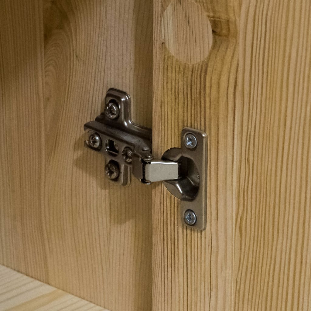 Tv-Meubel 5X29X40 Cm Massief Grenenhout