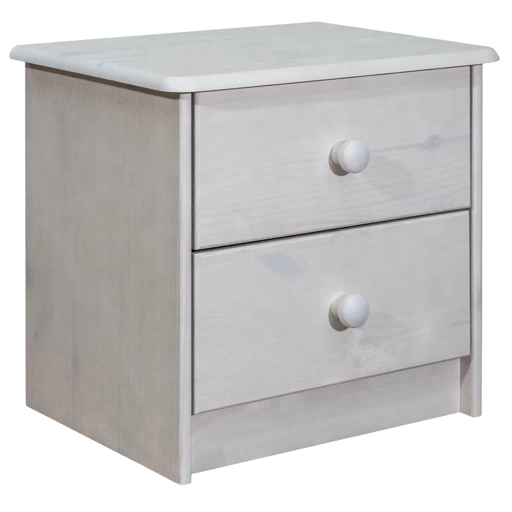 Nachtkastje 43X34X40 Cm Massief Grenenhout
