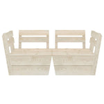 Tuinbank 2-Zits Pallet Geïmpregneerd Vurenhout