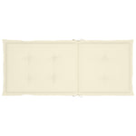 Tuinstoelen Verstelbaar Met Kussens Massief Acaciahout Crème