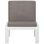 -Delige Loungeset Met Kussens Kunststof