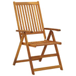 Tuinstoelen Verstelbaar Met Kussens Massief Acaciahout Koningsblauw