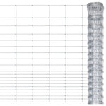 Hek 50X1,6 M Gegalvaniseerd Staal Zilverkleurig Zwart