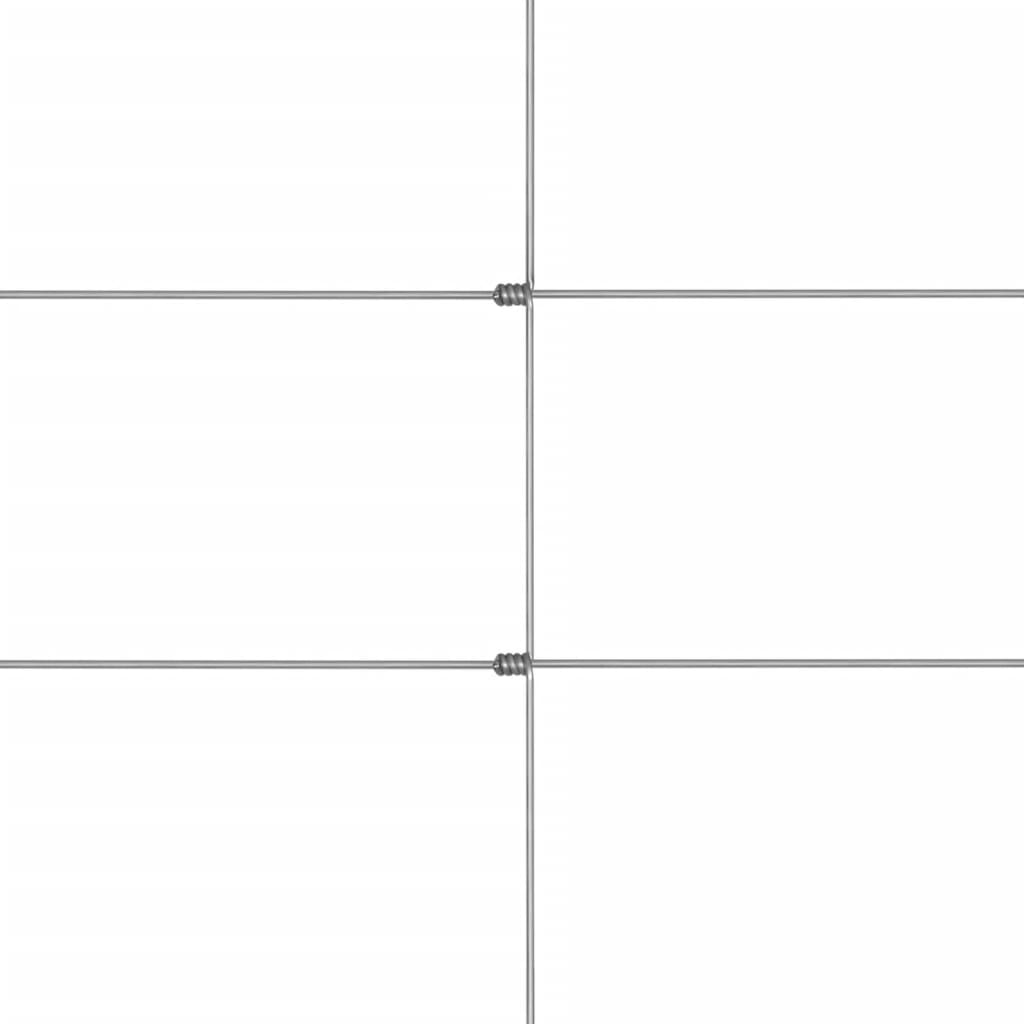 Hek 50X1,25 M Gegalvaniseerd Staal Zilverkleurig