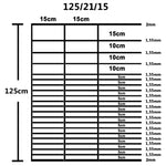 Hek 50X1,25 M Gegalvaniseerd Staal Zilverkleurig