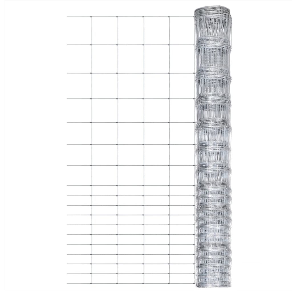 Hek 50X1,5 M Gegalvaniseerd Staal Zilverkleurig