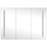 Badkamerkast Met Spiegel En Led 89X14X62 Cm